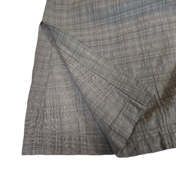 J. Jill Plaid Top Women Size Small Green Oversized Casual Preppy Lagenlook - Picture 7 of 11